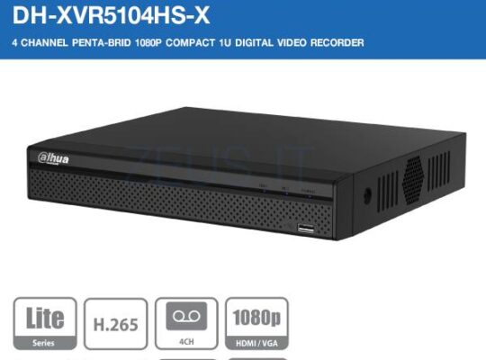 DAHUA DH-XVR5104HS-X 4 Channel Penta-brid 1080P