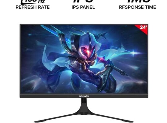 Nvision EG24SW 165Hz IPS 24.5″Gaming Monitor White