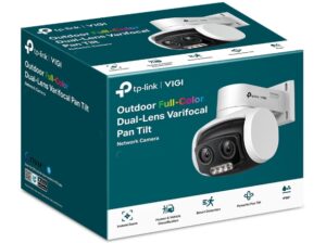 TP-LINK VIGI C540V VIGI 4MP Outdoor Full-Color Dual-Lens Varifocal Pan Tilt Network Camera