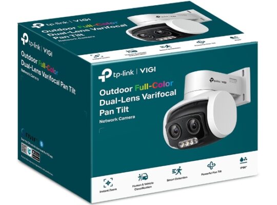 TP-LINK VIGI C540V VIGI 4MP Outdoor Full-Color Dual-Lens Varifocal Pan Tilt Network Camera