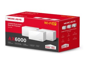 MERCUSYS Halo H90X(3PACK) AX6000 Whole Home Mesh WiFi 6 System