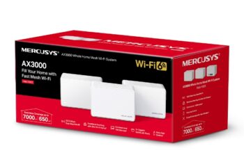 MERCUSYS Halo H80X(3-Pack) AX3000 Whole Home Mesh WiFi 6 System