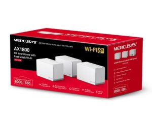 MERCUSYS Halo H70X(3-pack)AX1800 Whole Home Mesh WiFi 6 System