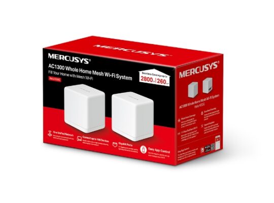 MERCUSYS Halo H30G(2-pack) AC1300 Whole Home Mesh Wi-Fi System