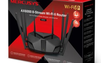 MERCUSYS MR90X AX6000 8-Stream Wi-Fi 6 Router