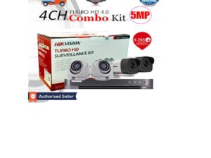 Hikvision TVI-4CH2D2B-5MP 8CHANNEL DVR, 2X DOME, 2X BULLET CAMERA PACKAGE