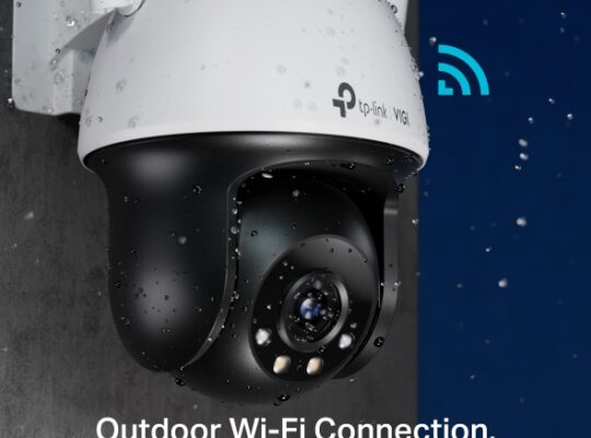 TP-LINK VIGI C540-W(4mm) VIGI 4MP Outdoor Full-Color Wi-Fi Pan Tilt Network Camera