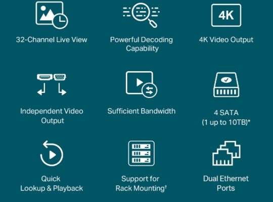 TP-LINK VIGI NVR4032H VIGI 32 Channel Network Video Recorder