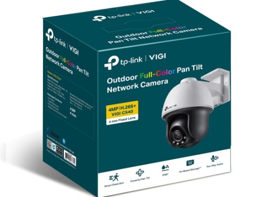 TP-LINK VIGI C540(4mm) VIGI 4MP Outdoor Full-Color Pan Tilt Network Camera