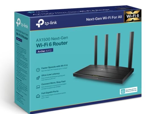 TP-LINK Archer AX12 AX1500 Wi-Fi 6 Router