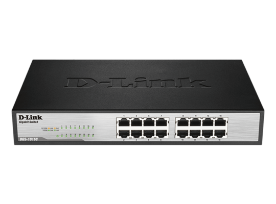 D-LINK DGS-1016C 16-Port Gigabit Unmanaged Switch