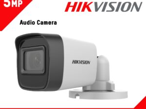 HIKVISION DS-2CE16H0T-ITPFS(3.6mm)5 MP Audio Fixed Mini Bullet Camera