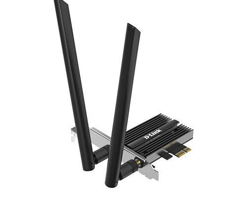 D-LINK DWA-X586E AX5400 WI-FI 6E Bluetooth 5.2 PCIe Adapter