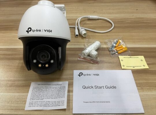 TP-LINK VIGI C540(4mm) VIGI 4MP Outdoor Full-Color Pan Tilt Network Camera