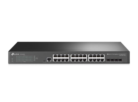 TP-LINK TL-SG3428 JetStream 24-Port Gigabit L2+ Managed Switch with 4 SFP Slots