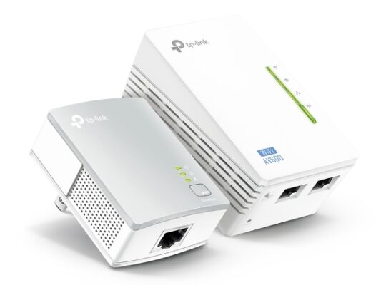 TP-LINK TL-WPA4220 KIT 300Mbps Wi-Fi Range Extender, AV600 Powerline Edition