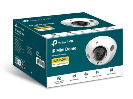 TP-LINK VIGI C230I Mini(2.8mm)3MP IR Mini Dome Network Camera