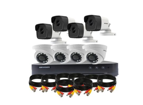 HIKVISION 8-Channel 5MP KIT (TVI-8CH4D4B-5MP)