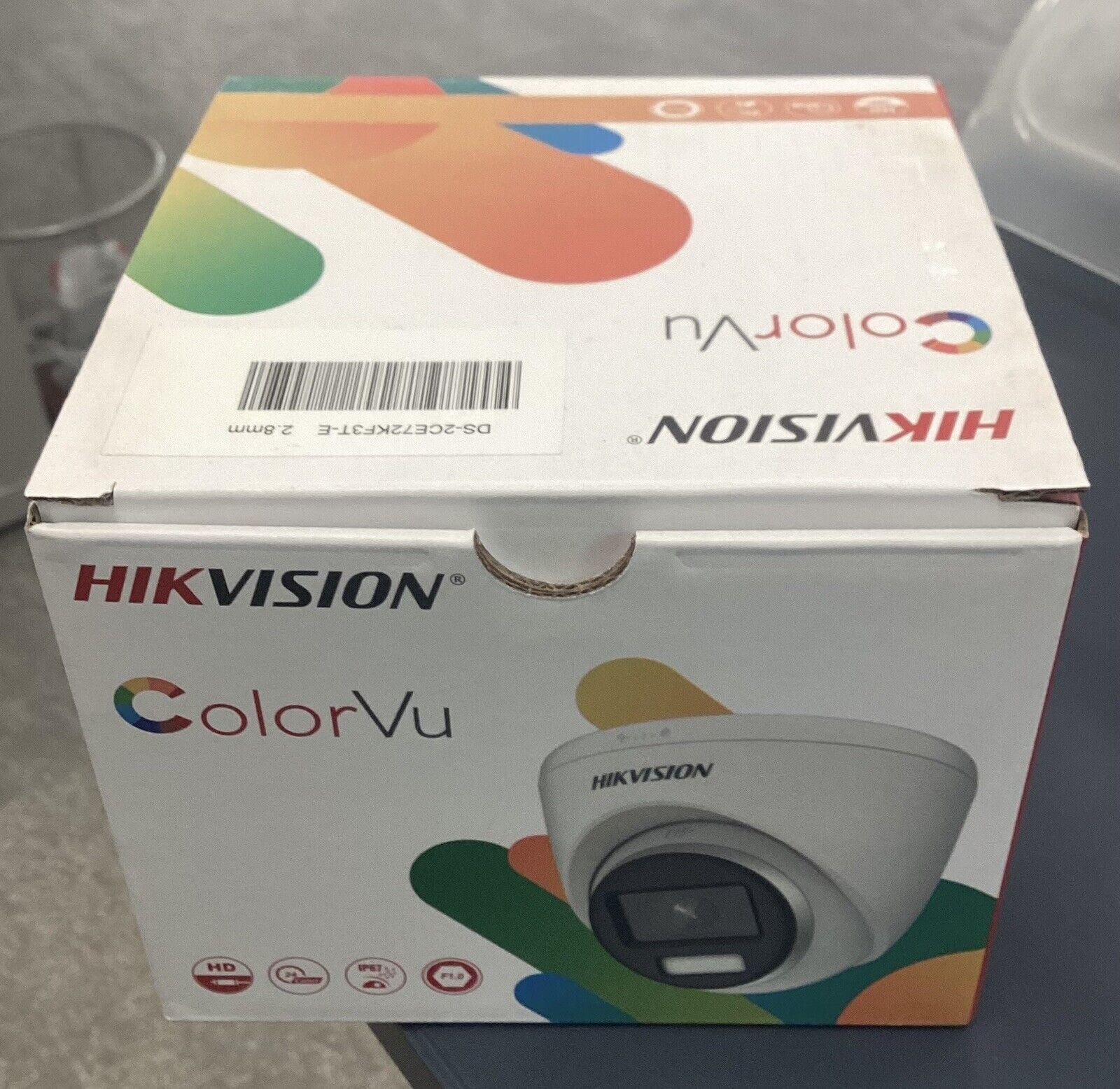 HIKVISION DS-2CE72KF3T(3.6mm) 3K ColorVu Fixed Turret Camera ...