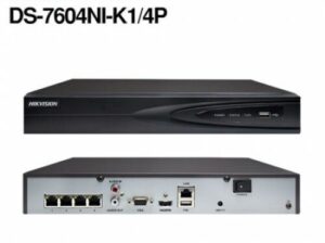 HIKVISION DS-7604NI-K1/4P(D) 4-ch 1U 4 PoE 4K NVR