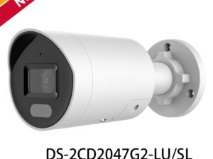 HIKVISION DS-2CD2047G2-LU/SL(C)(4.0) 4 MP ColorVu Strobe Light and Audible Warning Fixed Mini Bullet