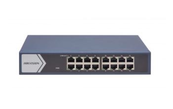 HIKVISION DS-3E0516-E(B) 16 Port Gigabit Unmanaged Switch