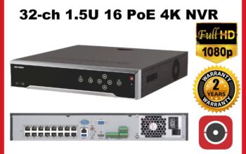 HIKVISION DS-7732NXI-K4/16P 32-ch 1.5U 16 POE K Series AcuSense 4K NVR