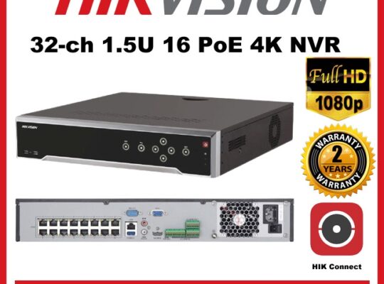 HIKVISION DS-7732NXI-K4/16P 32-ch 1.5U 16 POE K Series AcuSense 4K NVR