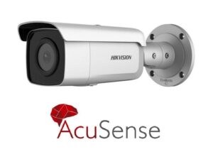 HIKVISION DS-2CD2T46G2-ISU/SL(C)(4.0) 4 MP AcuSense Strobe Light and Audible Warning Fixed Bullet