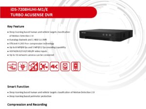 HIKVISION iDS-7208HUHI-M1/E(C) 8-ch 5MP 1U H.265 AcuSense DVR