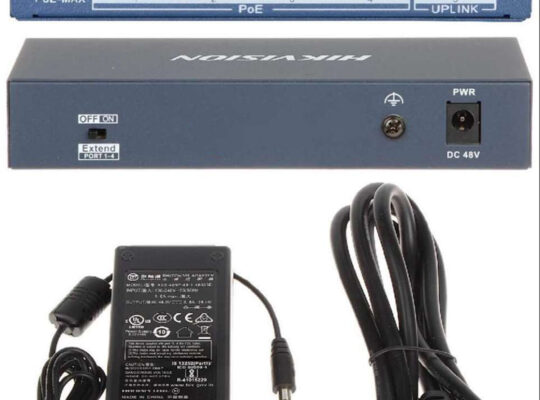 HIKVISION DS-3E0505P-E/M 4 Port Gigabit Unmanaged POE Switch