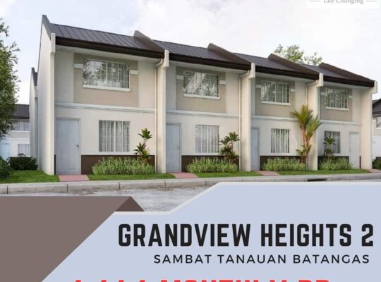 3,300 Reservation fee house and lot in Tanauan Batangas