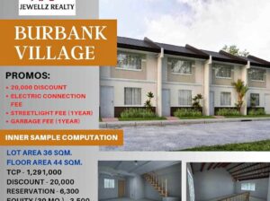 3,500 monthly sa Burbank Village