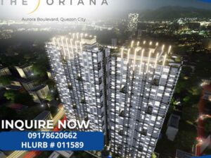 The Oriana in Aurora Boulevard Q.C