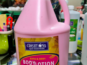 Creation spa essentials body lotion 1 gallon