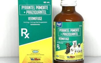 Papi Vermifuge Suspension 60ml for Pets / Vitamins for dogs cats