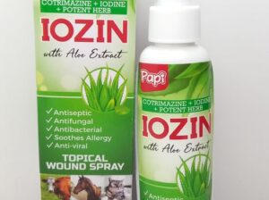 PAPI IOZIN WITH ALOE VERA EXTRACT 120 ML/TOPICAL WOUND SPRAY/PARA SA SUGAT NG HAYOP