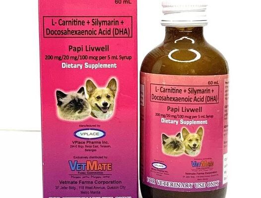 · PAPI LIVWELL 60ML DIETARY HERBAL SUPPLEMENT FOR DOGS & CATS